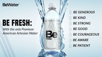 Be Water Brand Highlights Growing Consumer Recognition of Bottled Water Taste Differences Through Natural Sourcing