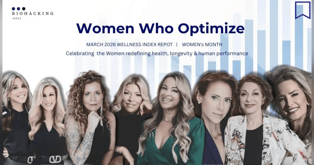 Biohacking Index Report Highlights Women Leading Shift to Proactive Health Models