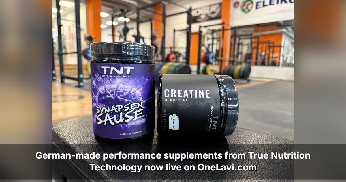 German Sports Nutrition Brand TNT Expands U.S. Presence Through OneLavi.com Marketplace