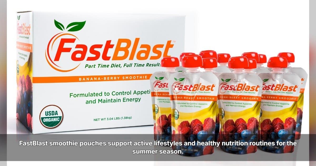 FastBlast Promotes Plant-Based Nutrition for Spring Wellness Consistency