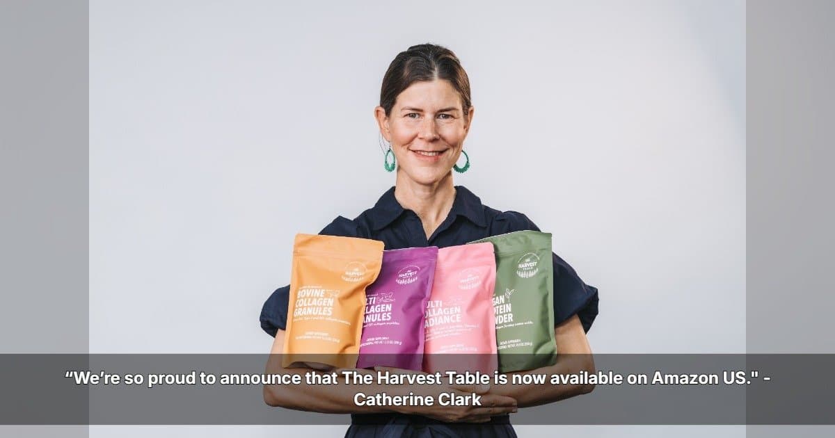 South African Wellness Brand The Harvest Table Launches on Amazon US