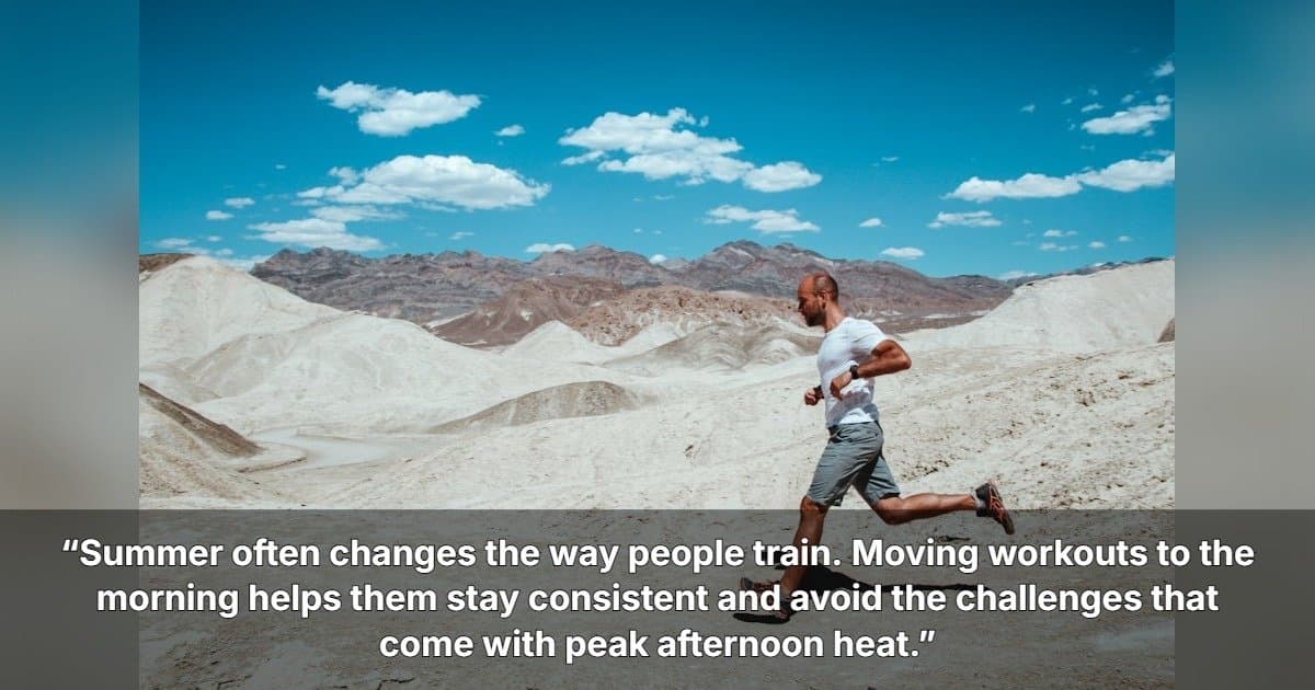 Summer Heat Drives Early Morning Training Trend, Says TNT
