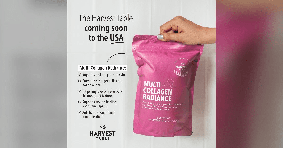 South African Wellness Brand The Harvest Table Prepares U.S. Market Entry with Collagen-Focused Nutrition Philosophy